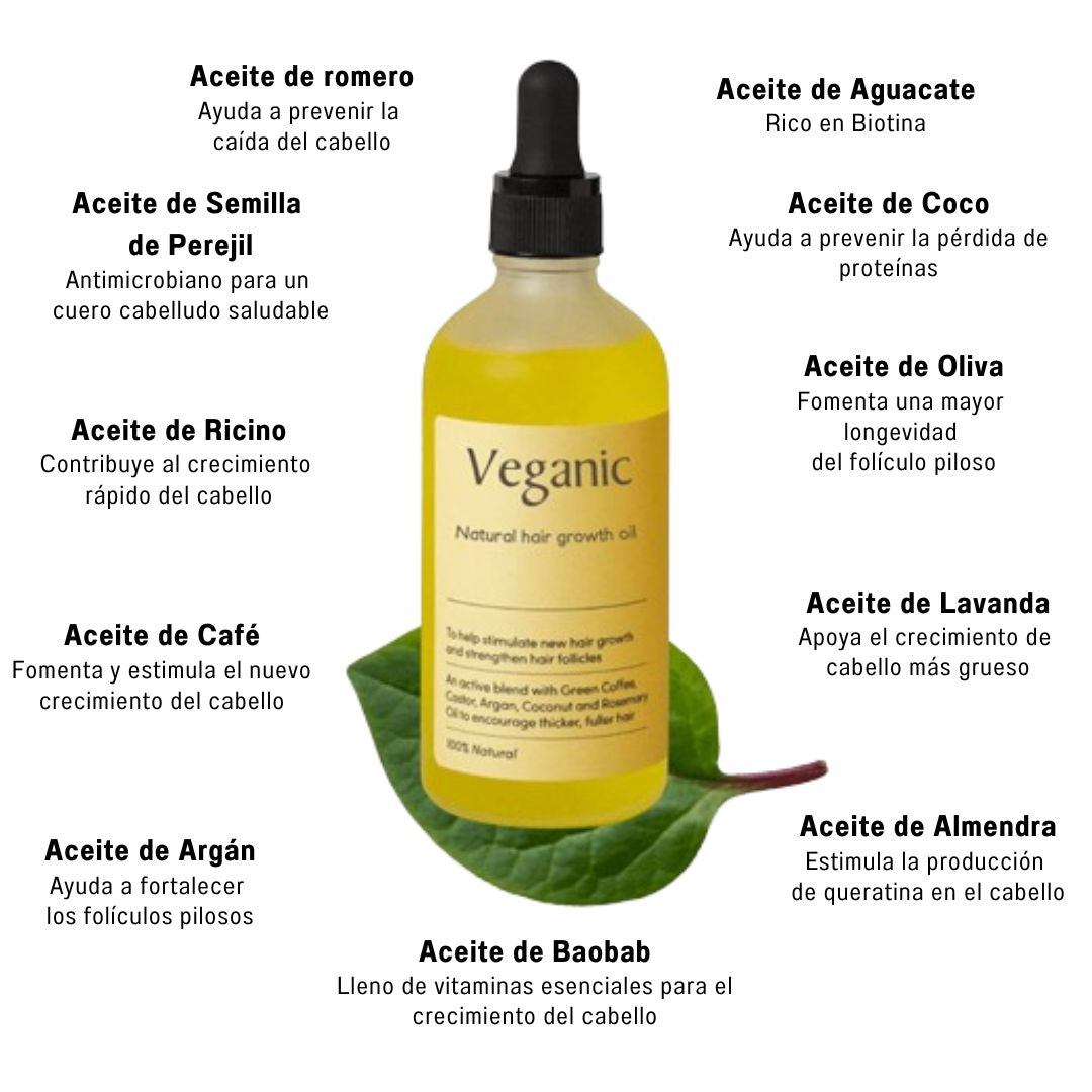 Aceite natural para el crecimiento del cabello Carvenchy - NECESITYE